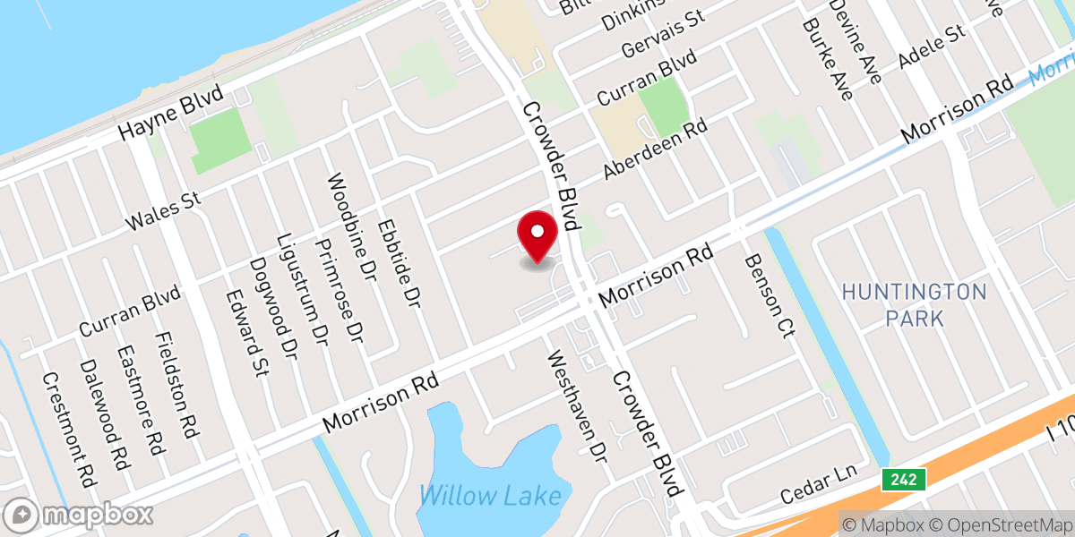 Map showing location of Saint Maria Goretti Catholic Church