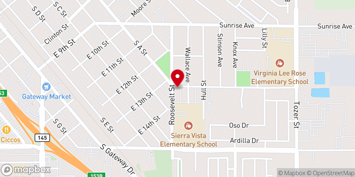 Map showing location of Madera