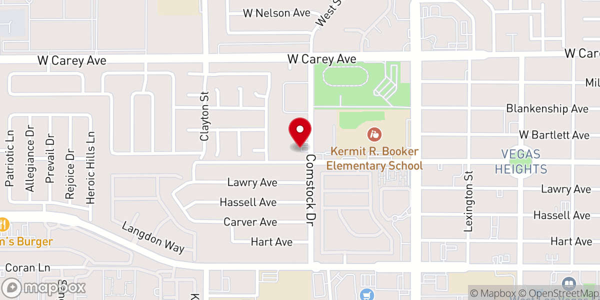 Map showing location of Kidz Haven