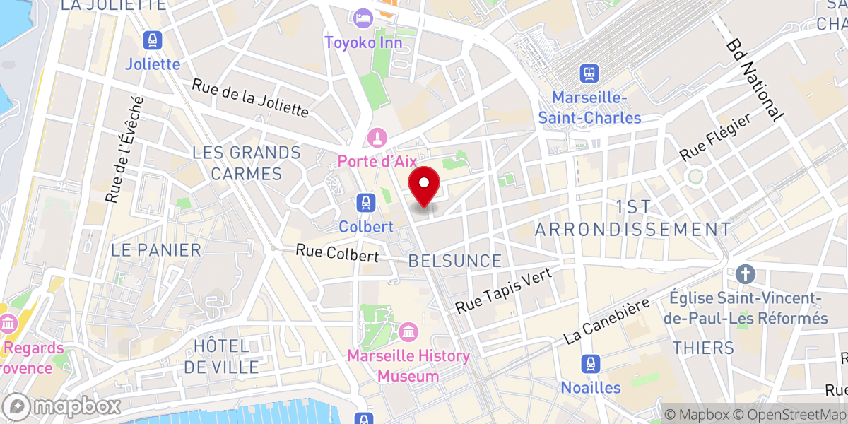 Map showing location of Église Saint-Théodore