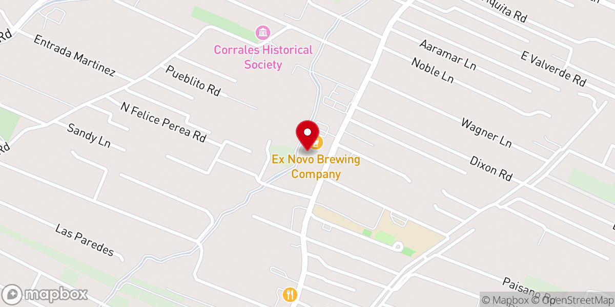 Map showing location of Casa Perea Art Space