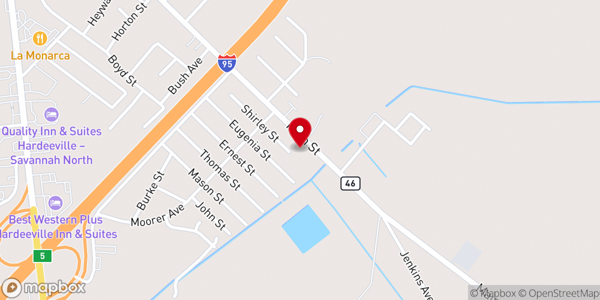 Map showing location of St Stephen AME Church