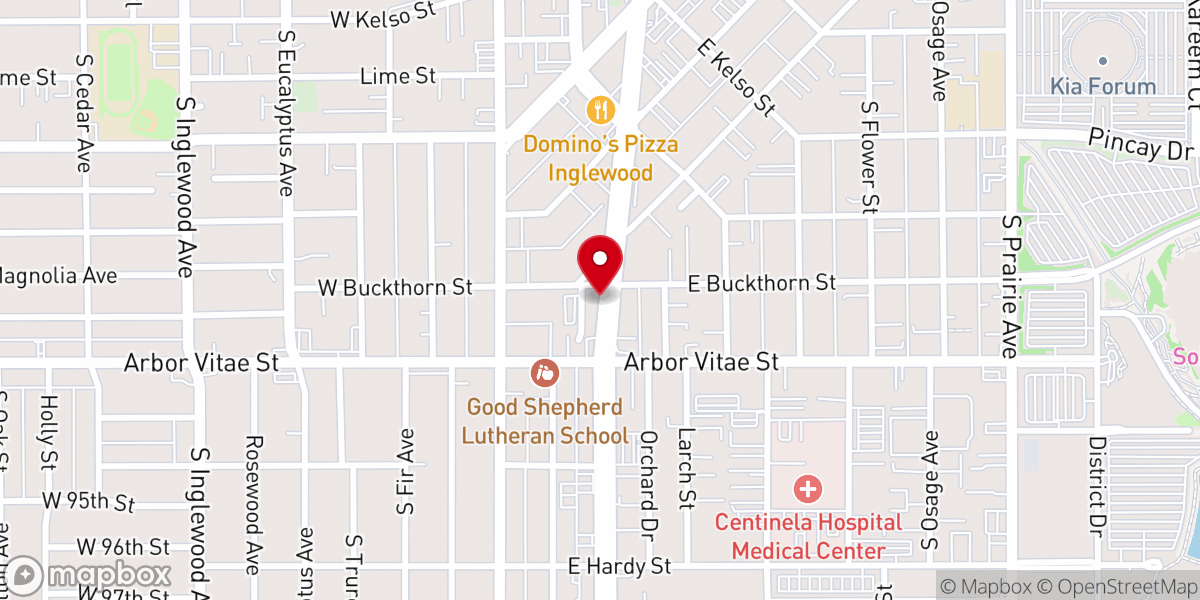 Map showing location of Crusade Christian Faith Center