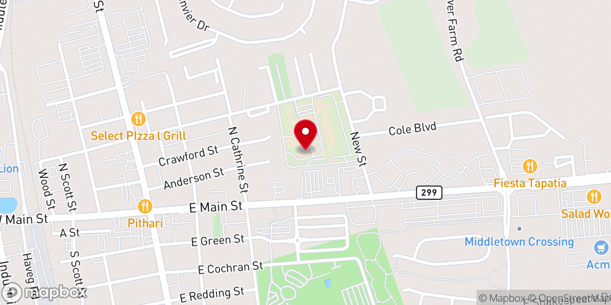 Map showing location of Vision Fellowship Ministries