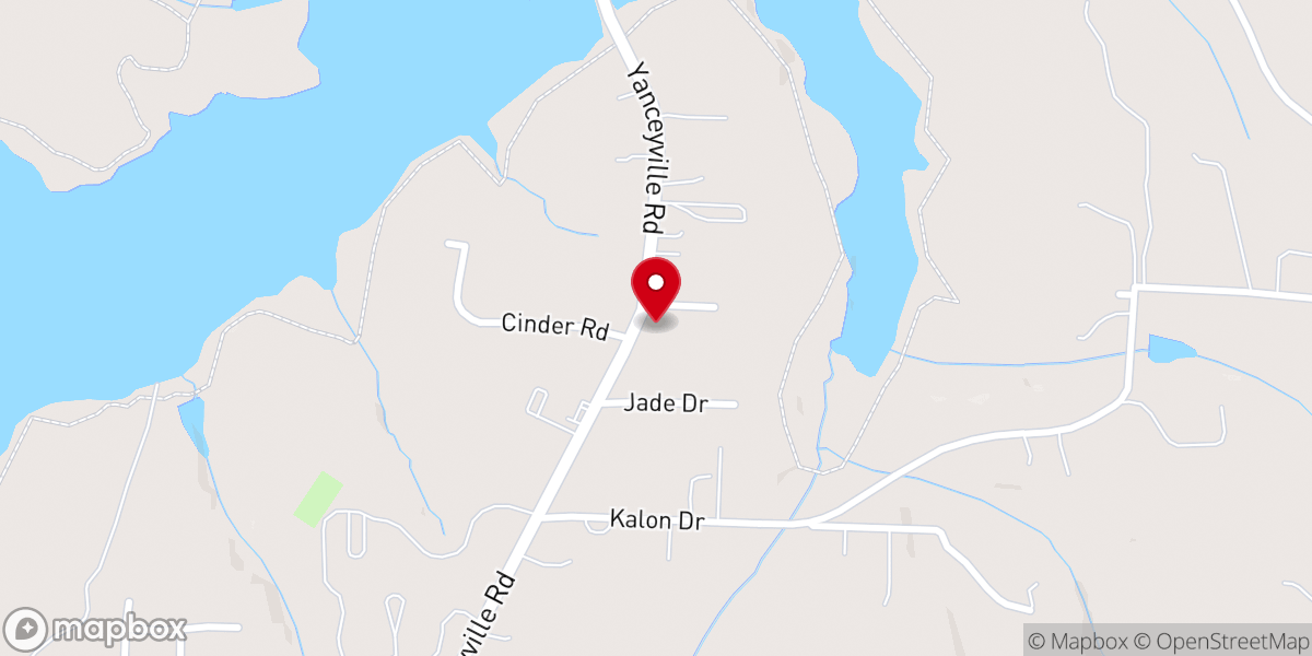Map showing location of Reedy Fork
