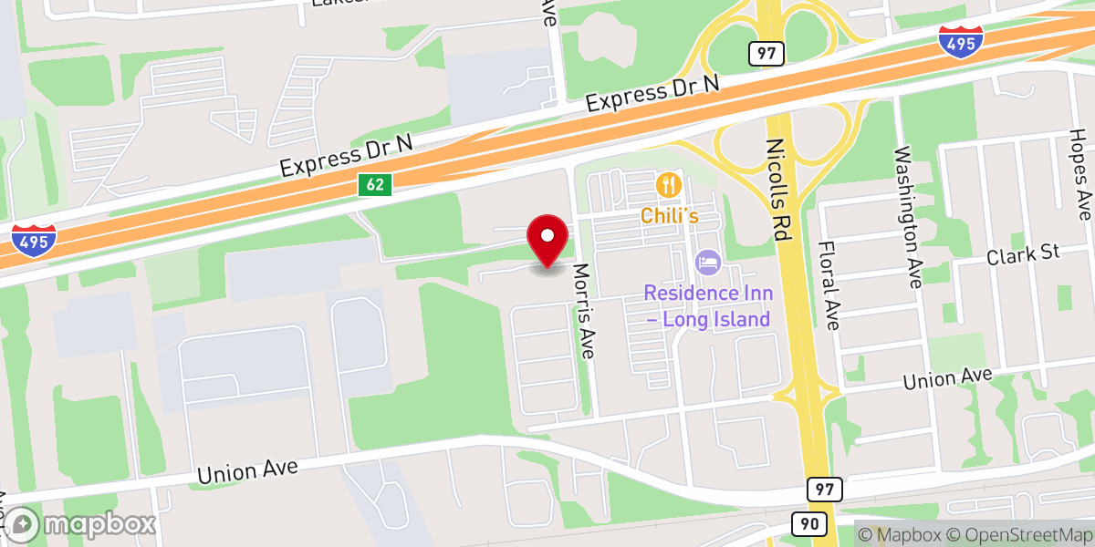 Map showing location of Iglesia Cristiana Getsemani