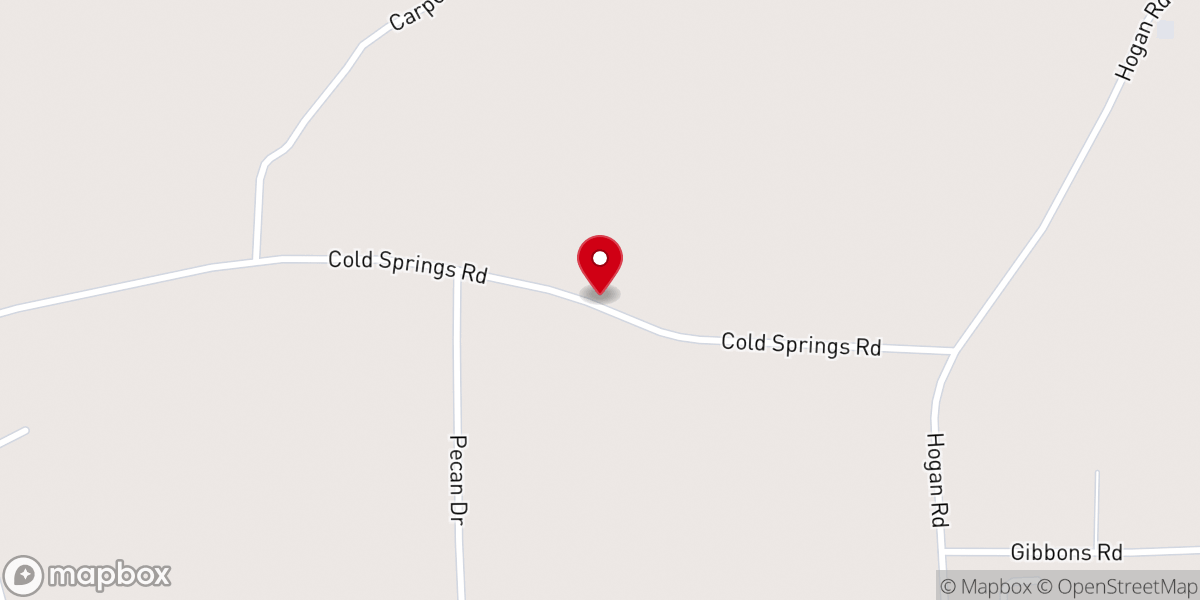 Map showing location of Mitts Chapel