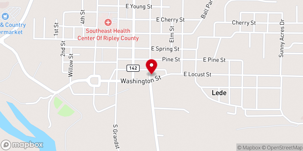 Map showing location of PENTECOSTAL CHURCH