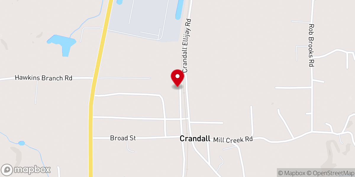 Map showing location of Bible Methodist Church