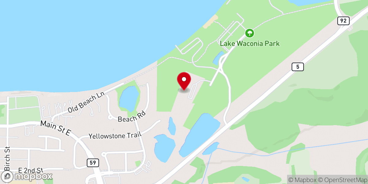 Map showing location of Promise Church Waconia