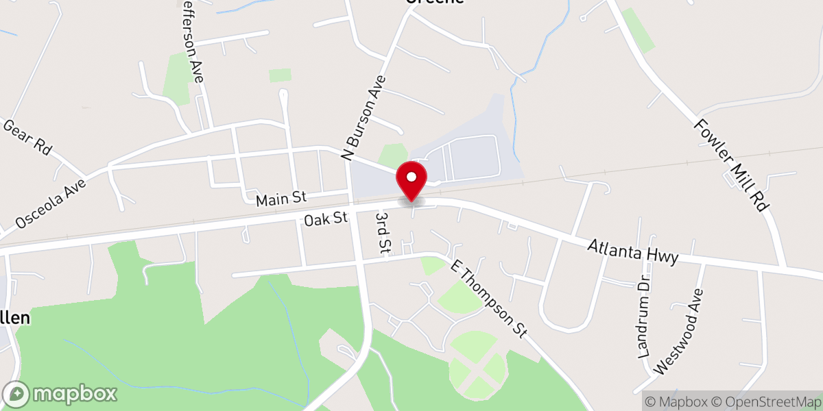 Map showing location of The Garden