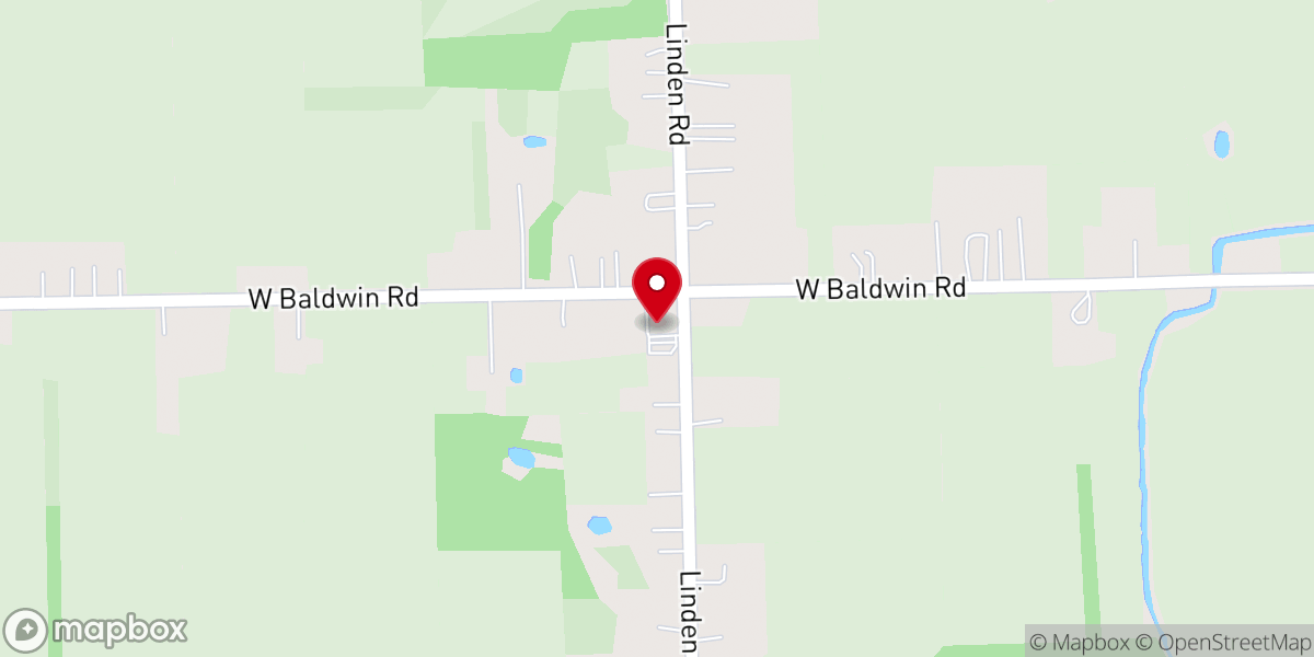 Map showing location of South Mundy Methodist Church