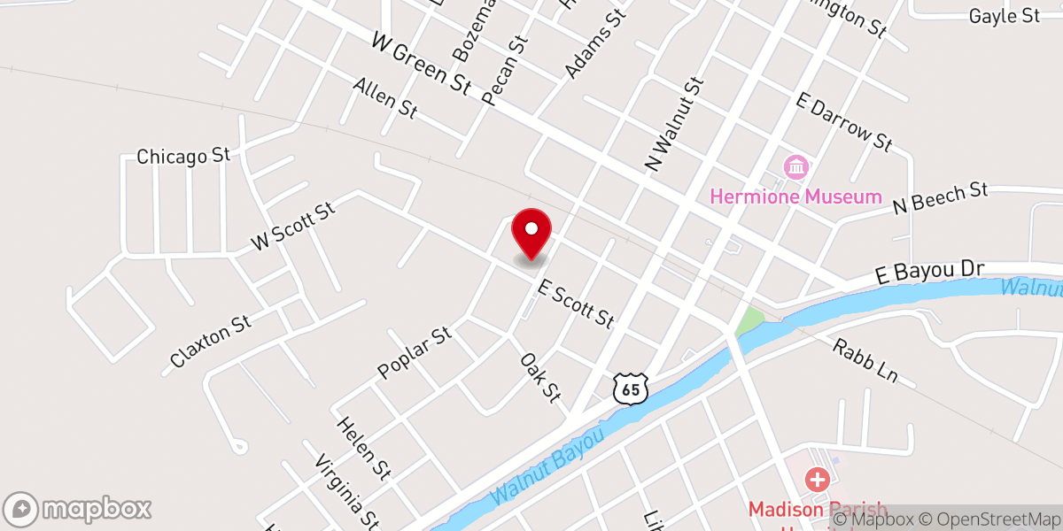 Map showing location of Madison Voluntary Council