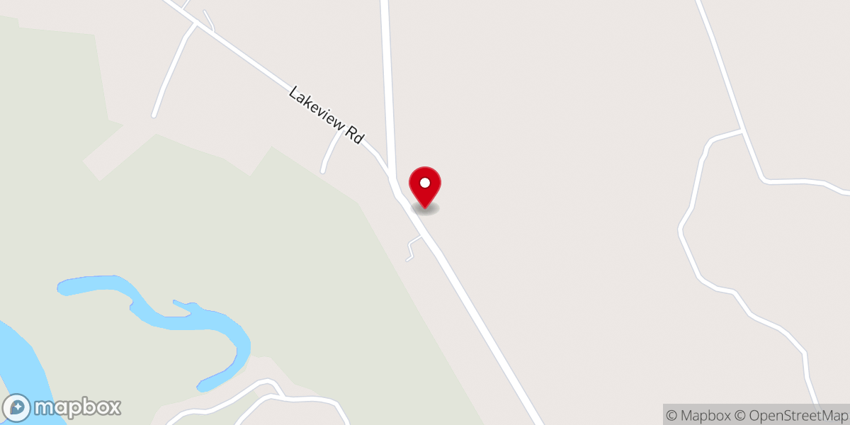 Map showing location of Lakeview Church