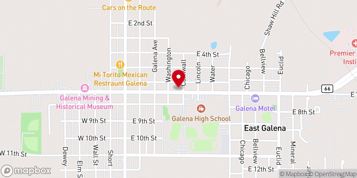 Map showing location of Mount Zion Church
