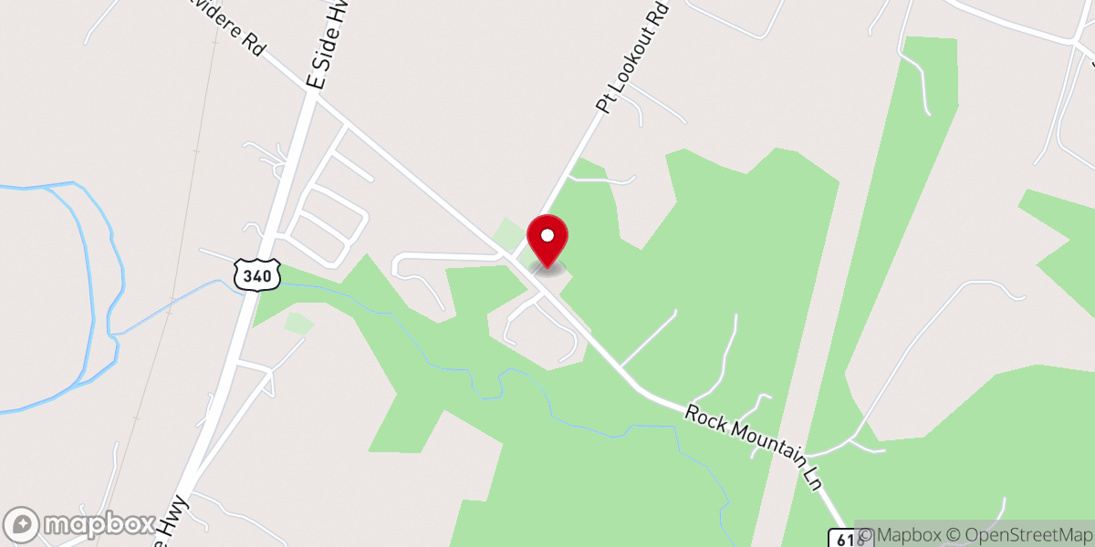 Map showing location of Mt Bethel United Methodist Church