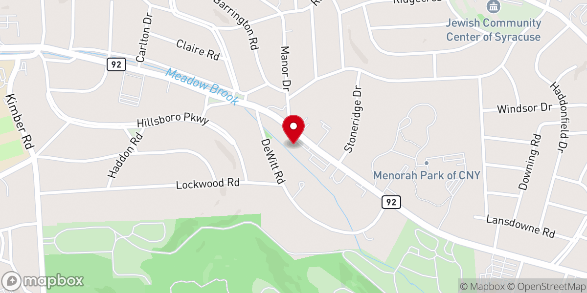 Map showing location of May Memorial Unitarian Universalist Society