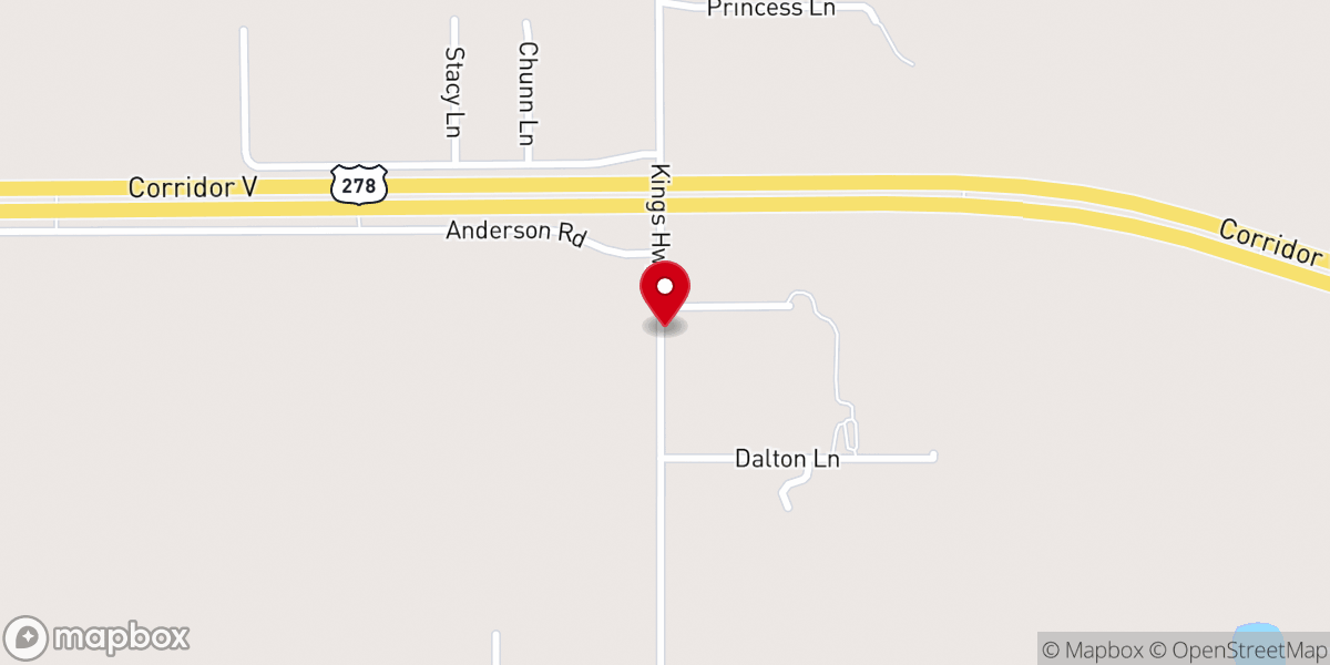 Map showing location of Oasis of Love Fellowship Church