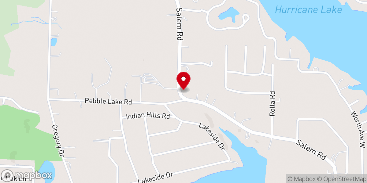 Map showing location of Salem Road Church Of Christ