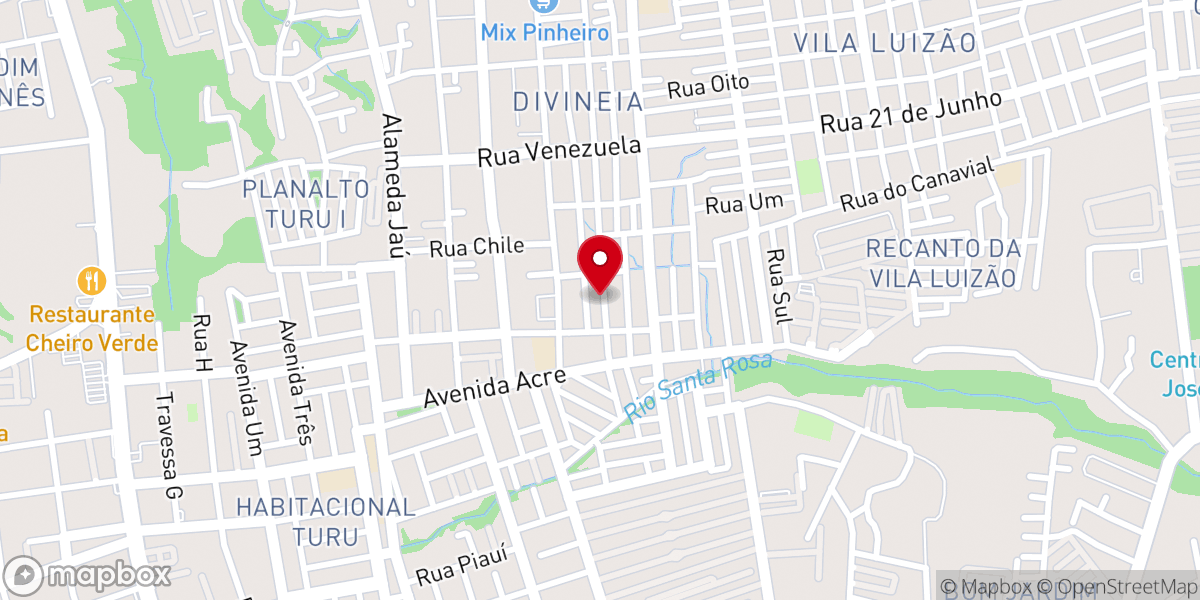 Map showing location of Igreja Pentecostal Fogo no Altar