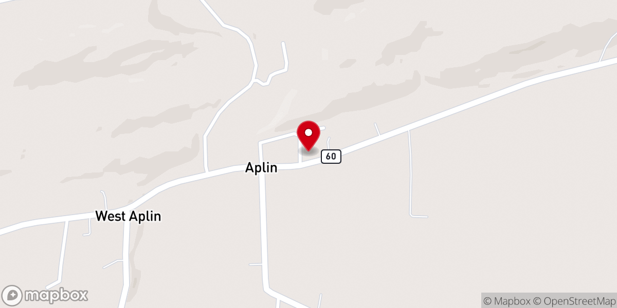 Map showing location of Aplin Church Of Christ
