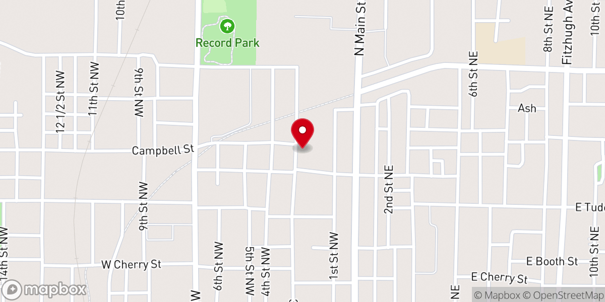 Map showing location of Word of Life Christian Center