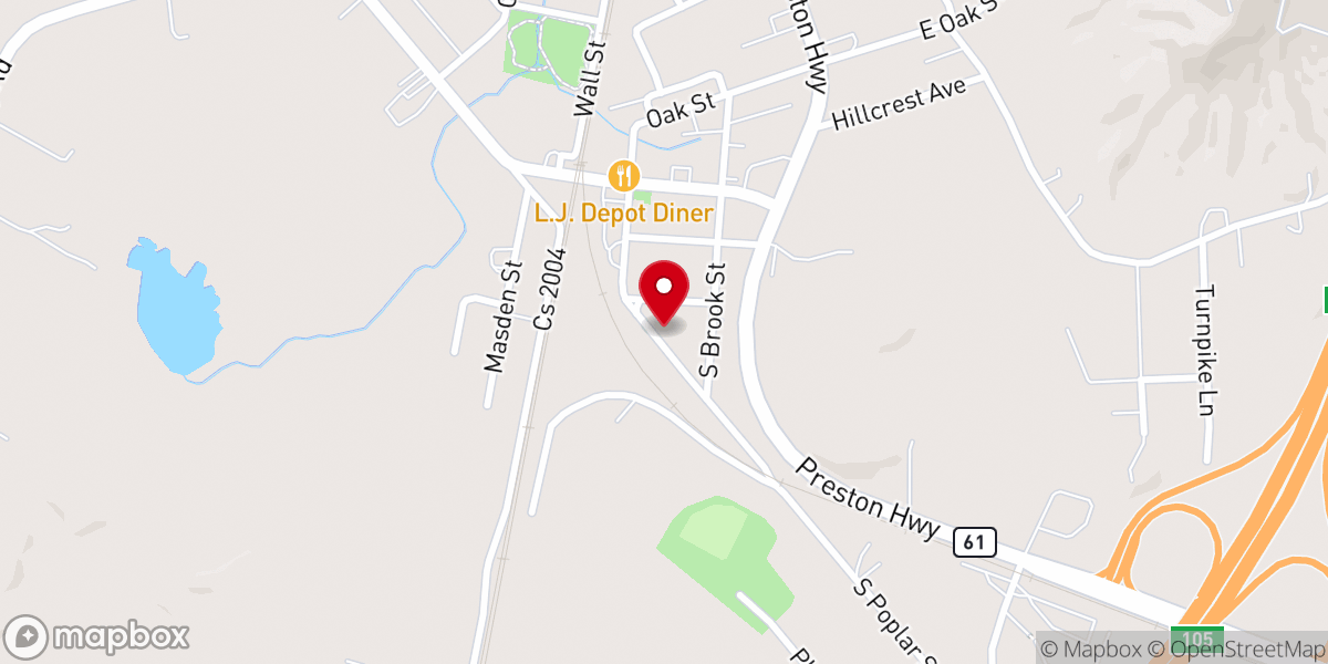 Map showing location of Church Of God Of Prophecy