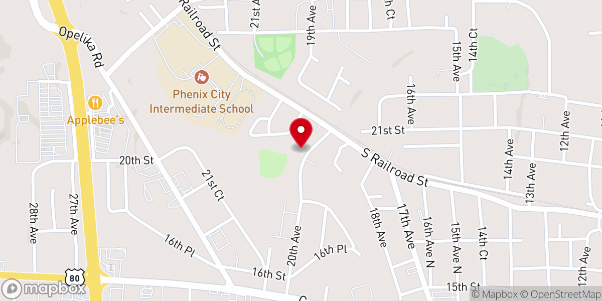Map showing location of City Of Faith Church