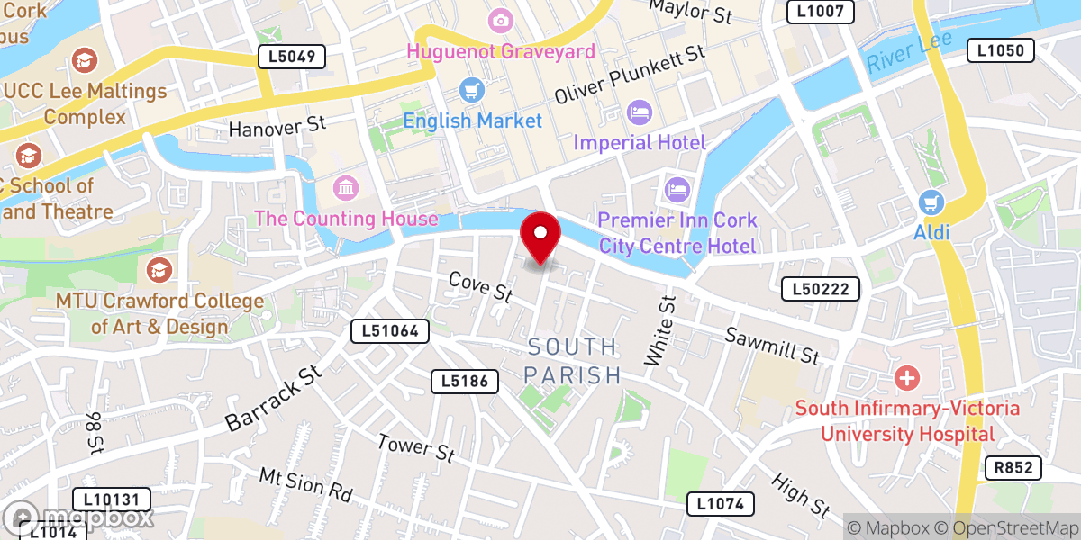 Map showing location of WeEscape