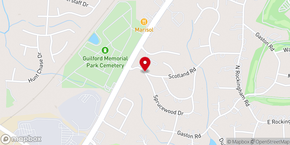 Map showing location of Renaissance Church - Sedgefield