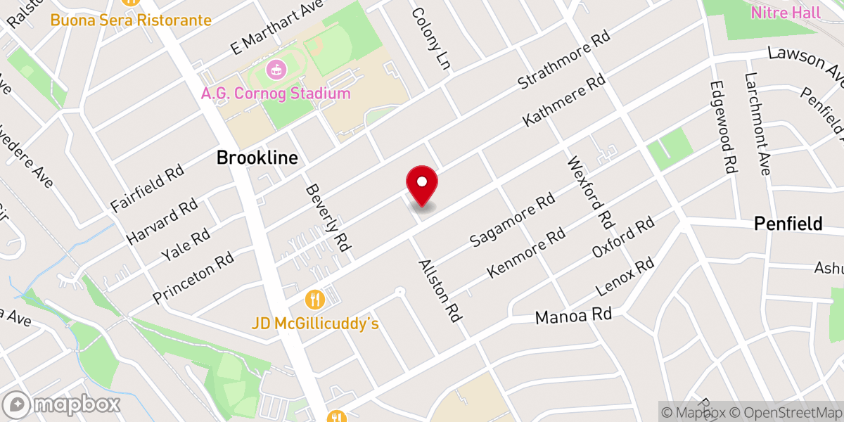 Map showing location of Havertown United Methodist Church, Union Campus