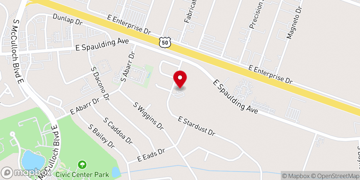 Map showing location of Amazing Grace Fellowship