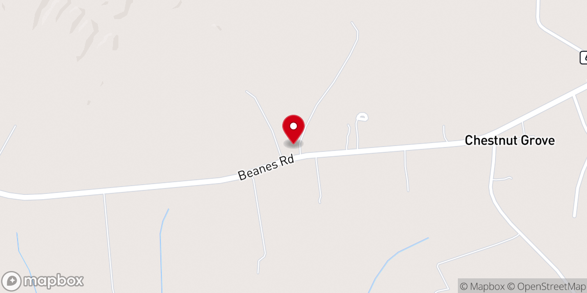 Map showing location of Morning Star Baptist Church