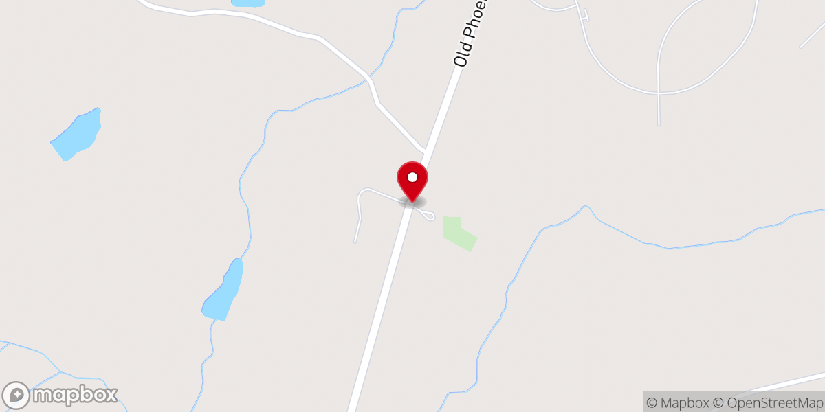 Map showing location of Bible Fellowship Church