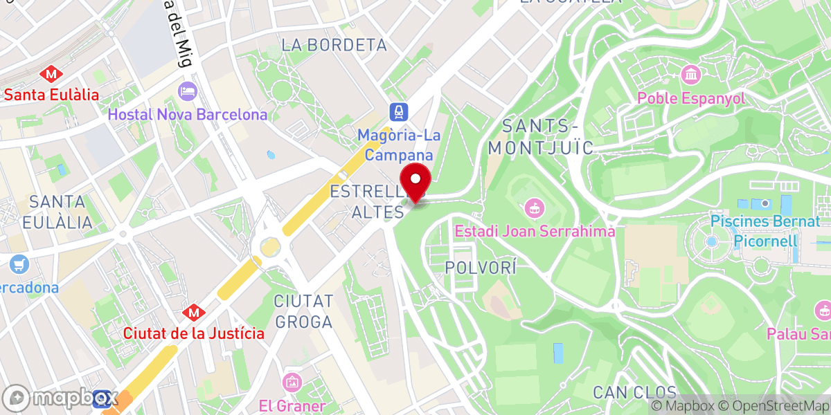 Map showing location of Parròquia de Sant Bartomeu
