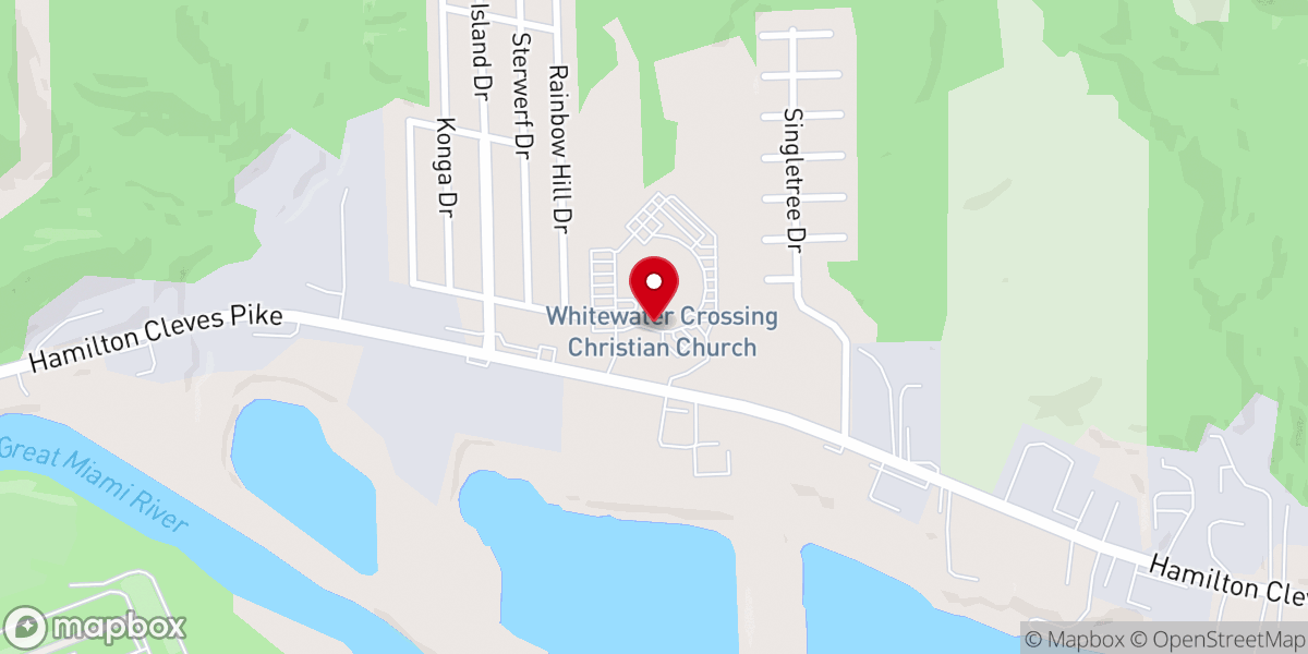 Map showing location of Whitewater Life Center