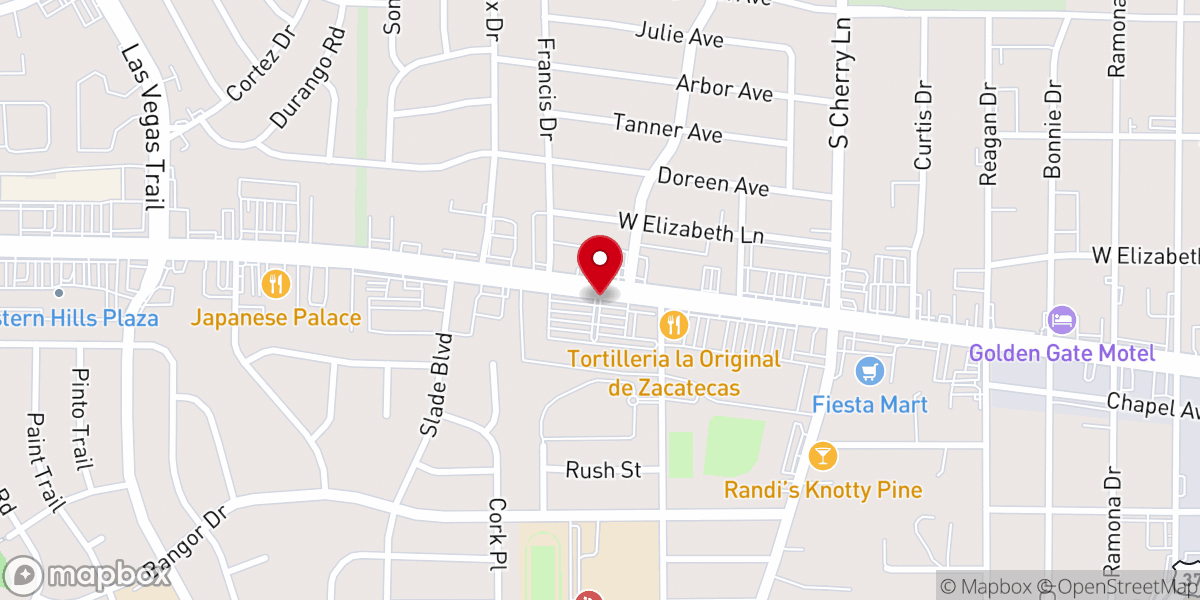 Map showing location of Cherubim & Seraphim Model Church P.U.S.H Parish Dallas Fort Worth Texas