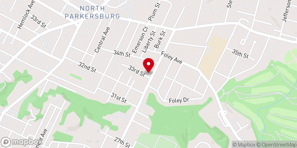 Map showing location of Little Kanawha District Office