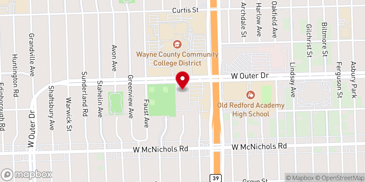 Map showing location of St Scholastica Parish