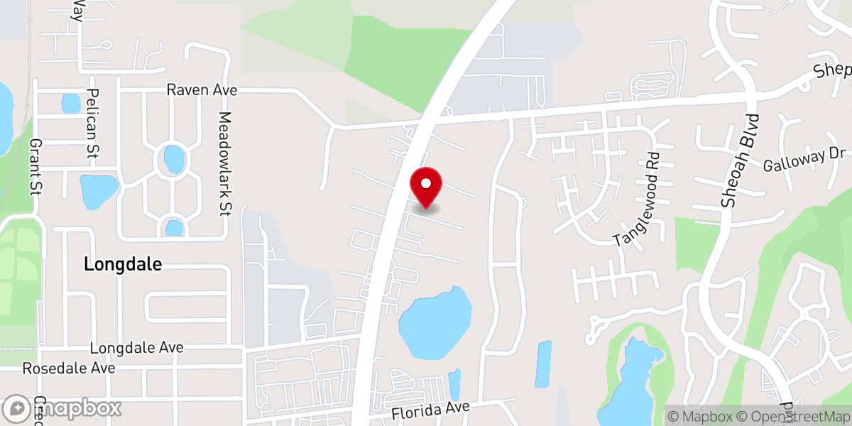 Map showing location of El Camino Church Inc