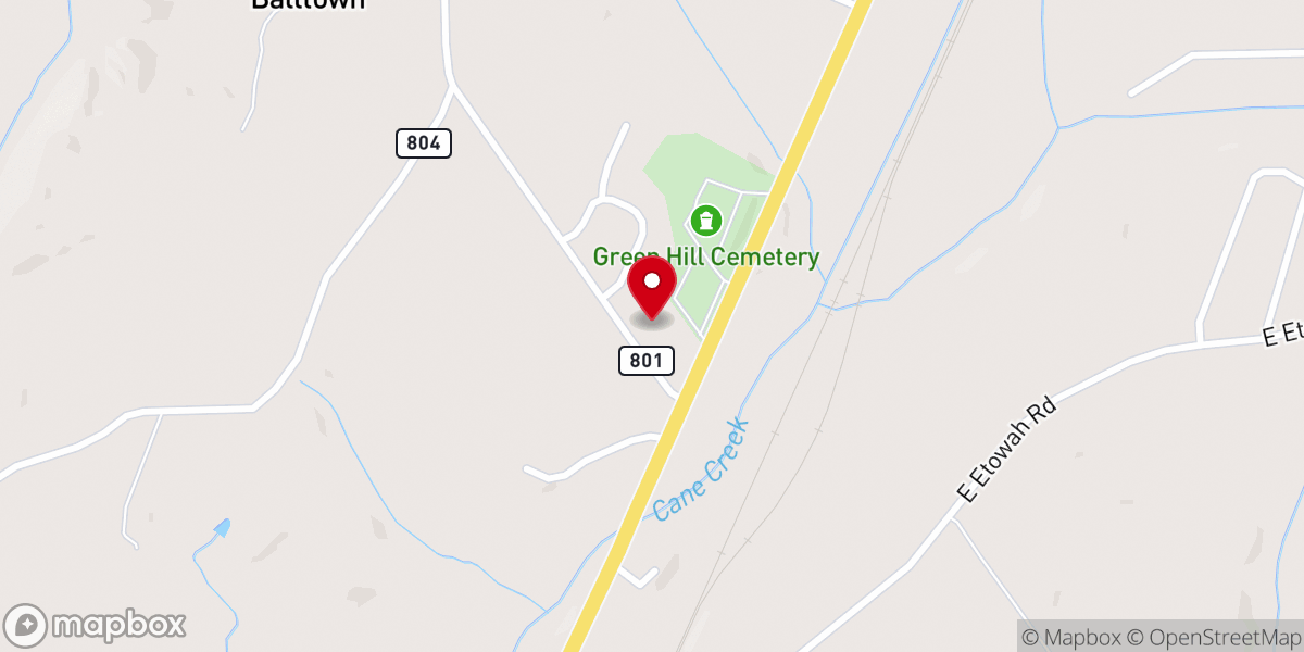 Map showing location of Gateway Church of Christ