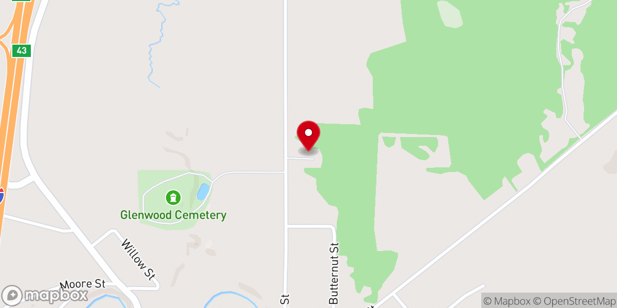 Map showing location of St Mary's Mission Center