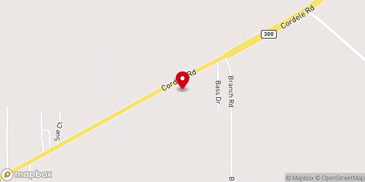 Map showing location of New Life of Albany