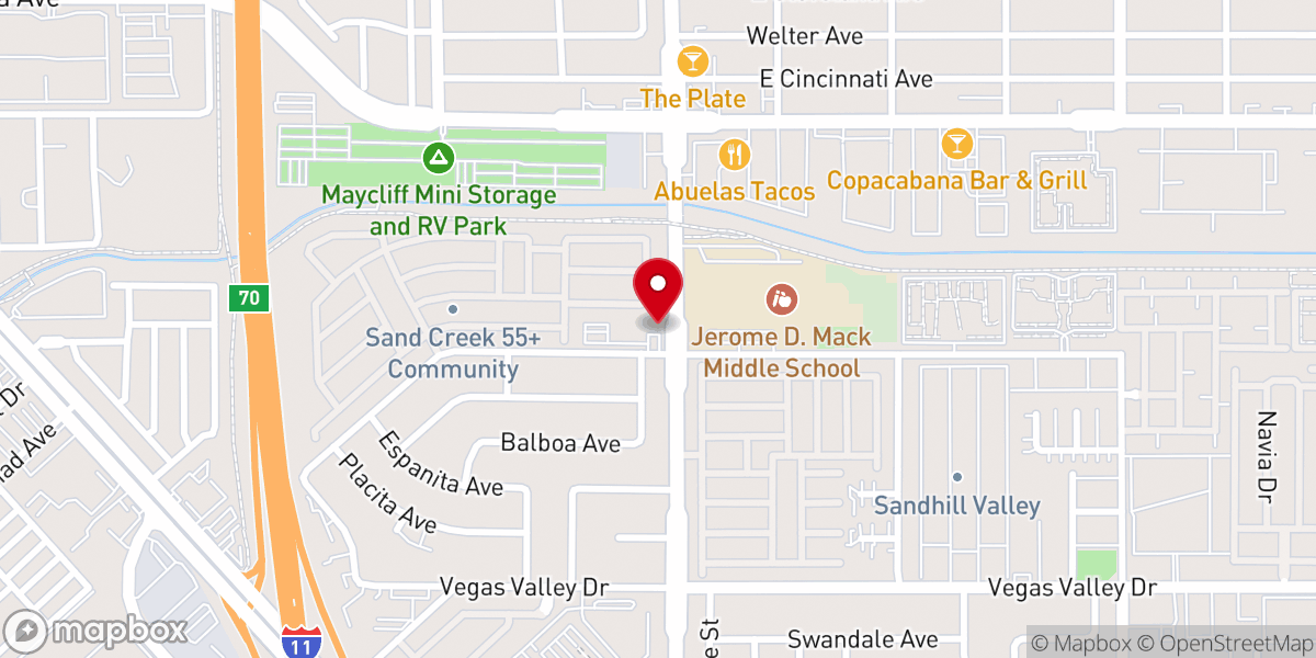 Map showing location of Centro Vida Cristiana