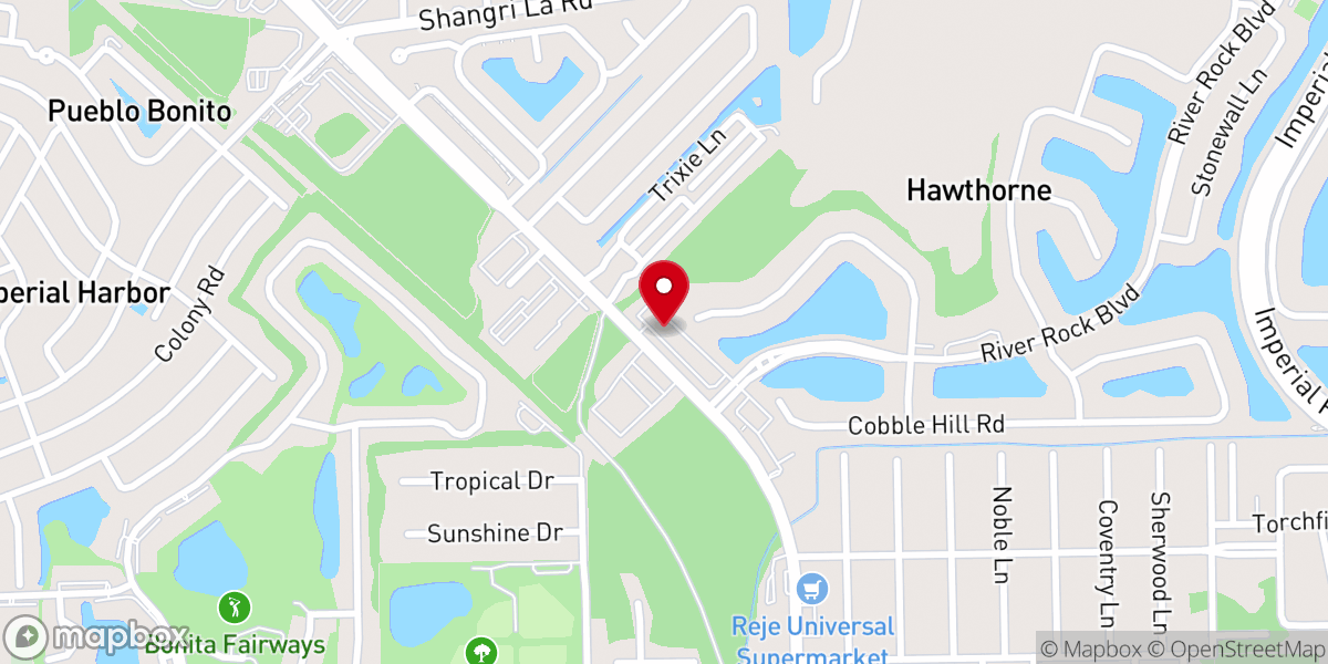 Map showing location of Jesus Poder Para Cambiar Church