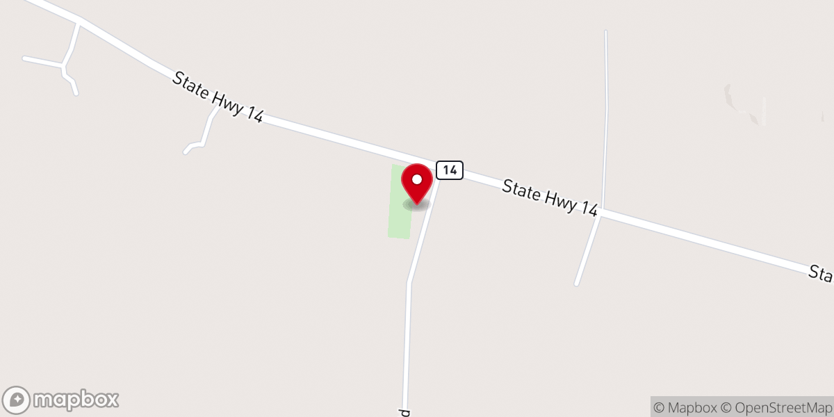 Map showing location of Salem Memorial Church