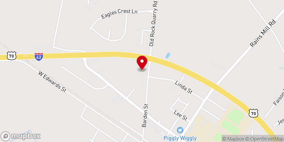 Map showing location of Praise Sanctuary Church