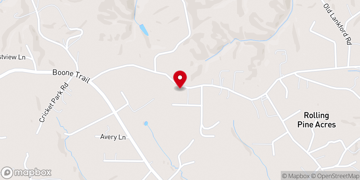 Map showing location of Christ Alone Church