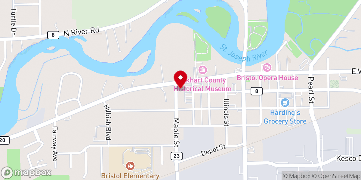 Map showing location of St Mary's Annunciation Hall