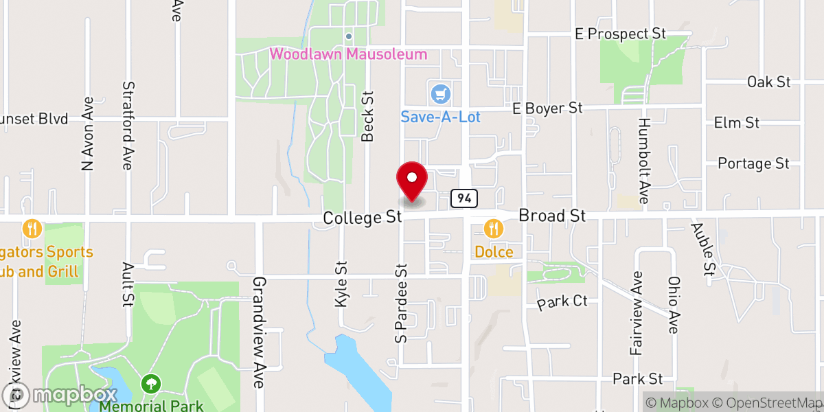 Map showing location of LifeSong Fellowship